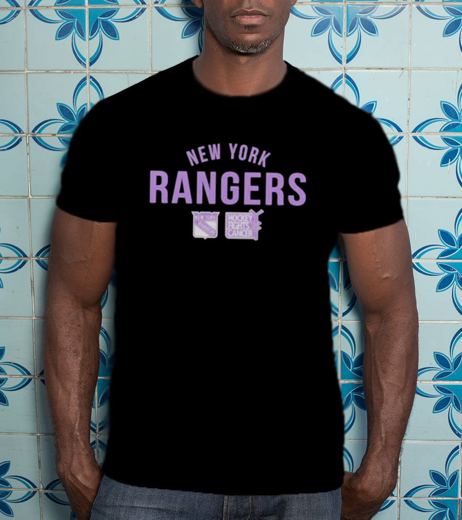 New York Rangers Hockey Fights Cancer Richmond Resilient T-Shirt