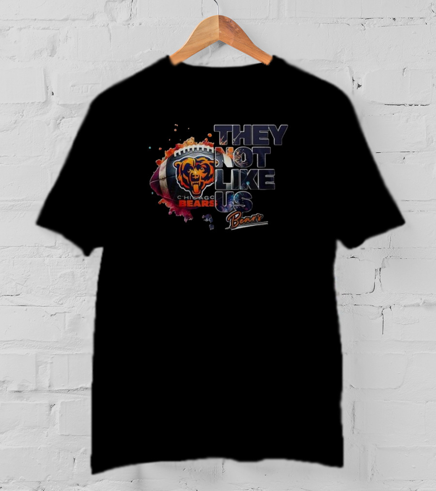 Chicago Bears NFL They Not Like Us Bears T-Shirt
