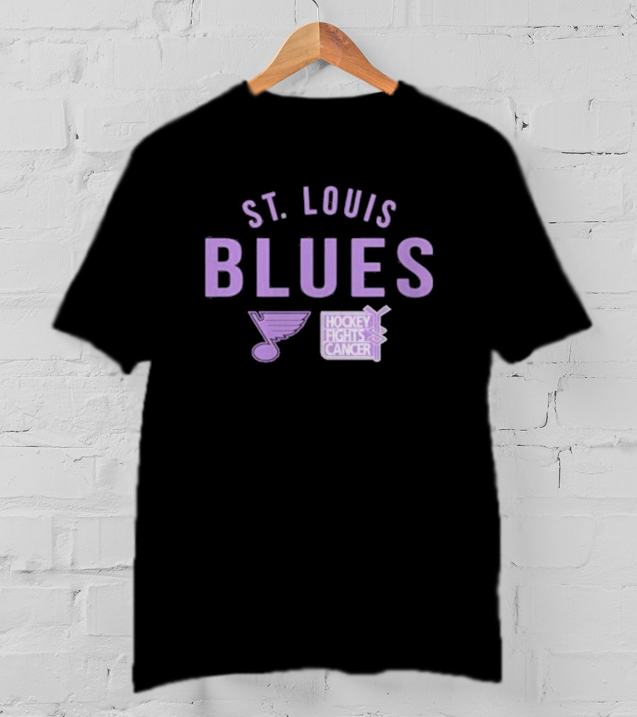 St. Louis Blues Hockey Fights Cancer Resilient Richmond T-Shirt