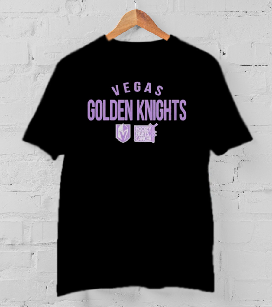 Vegas Golden Knights Hockey Fights Cancer Resilient Richmond T-Shirt