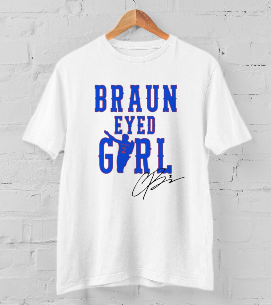Braun Eyed Girl Christian Braun Signature Basketball T-Shirt