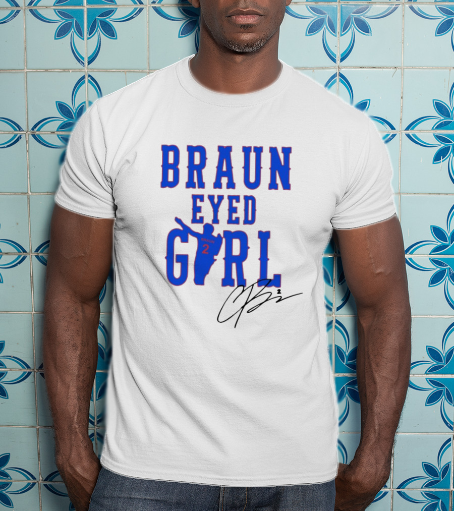 Braun Eyed Girl Christian Braun Signature Basketball T-Shirt