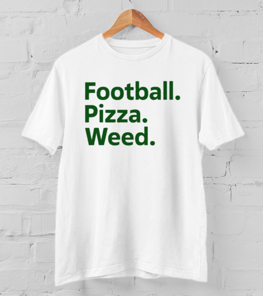 Dave Portnoy Football Pizza Weed Essentials T-Shirt
