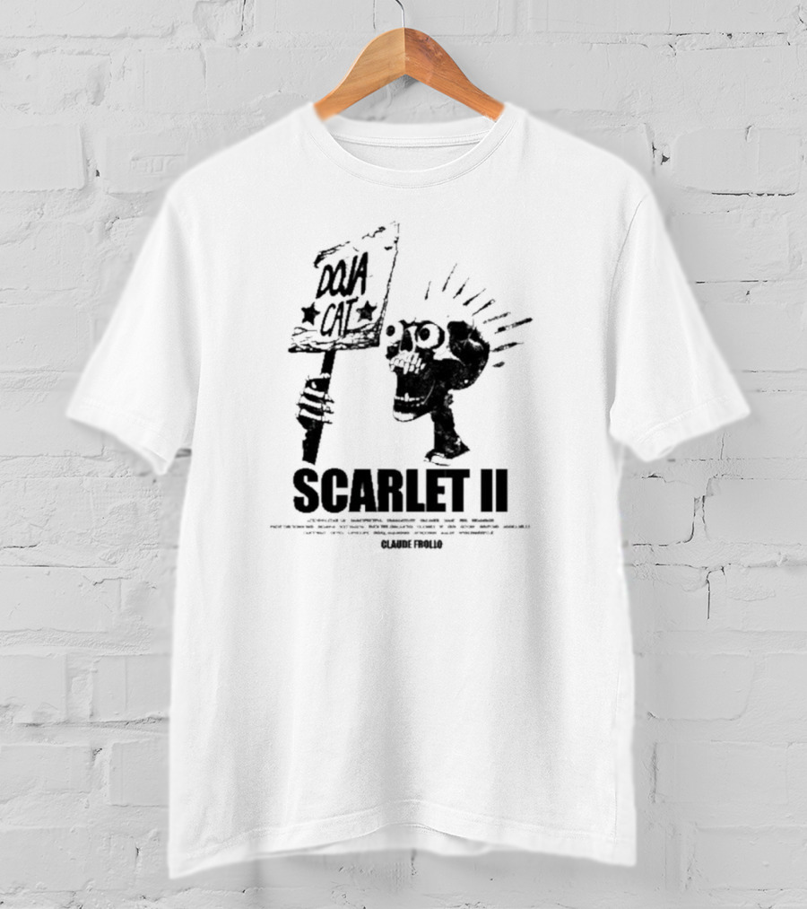 Doja Cat Scarlet II Claude Frollo Skull T-Shirt