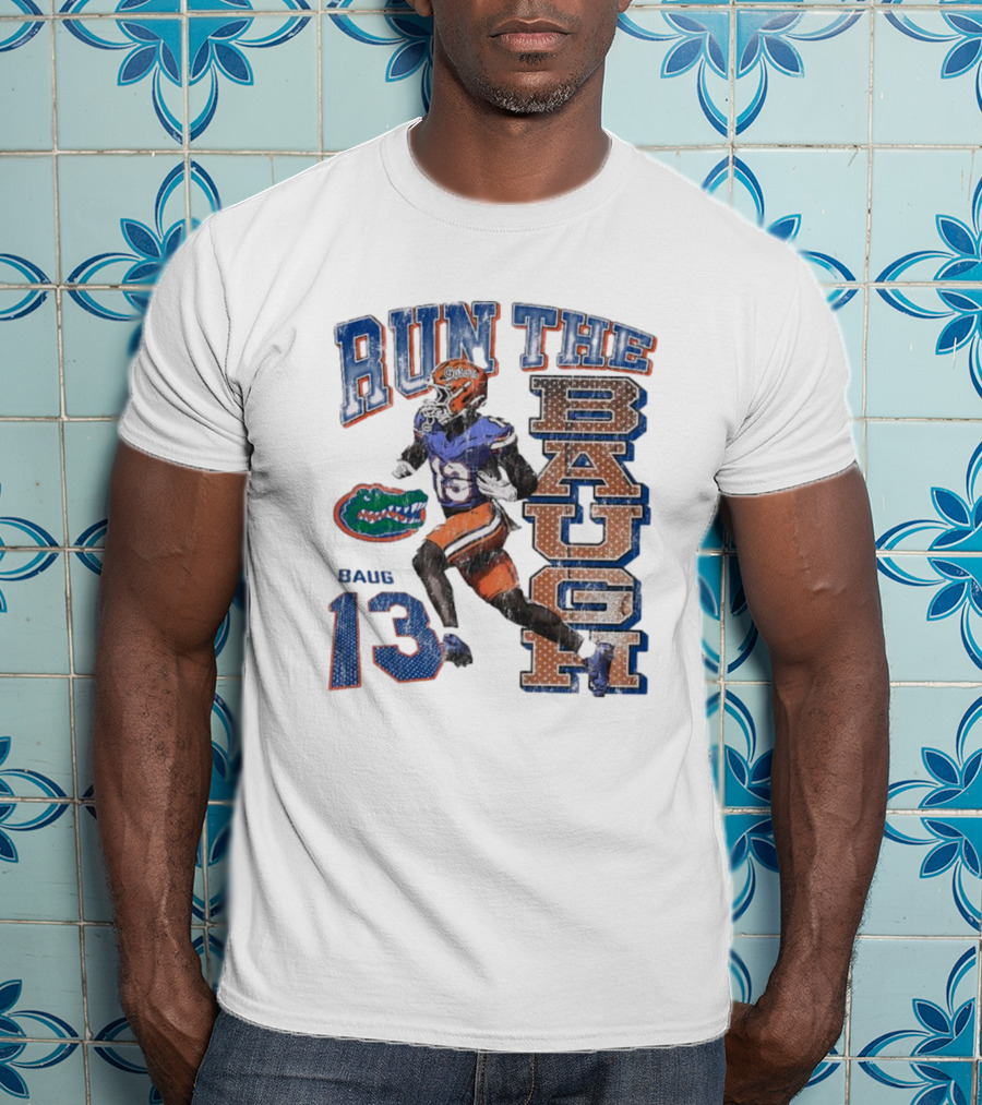 Run The Baugh Florida Gators Baug 13 Vintage T-Shirt
