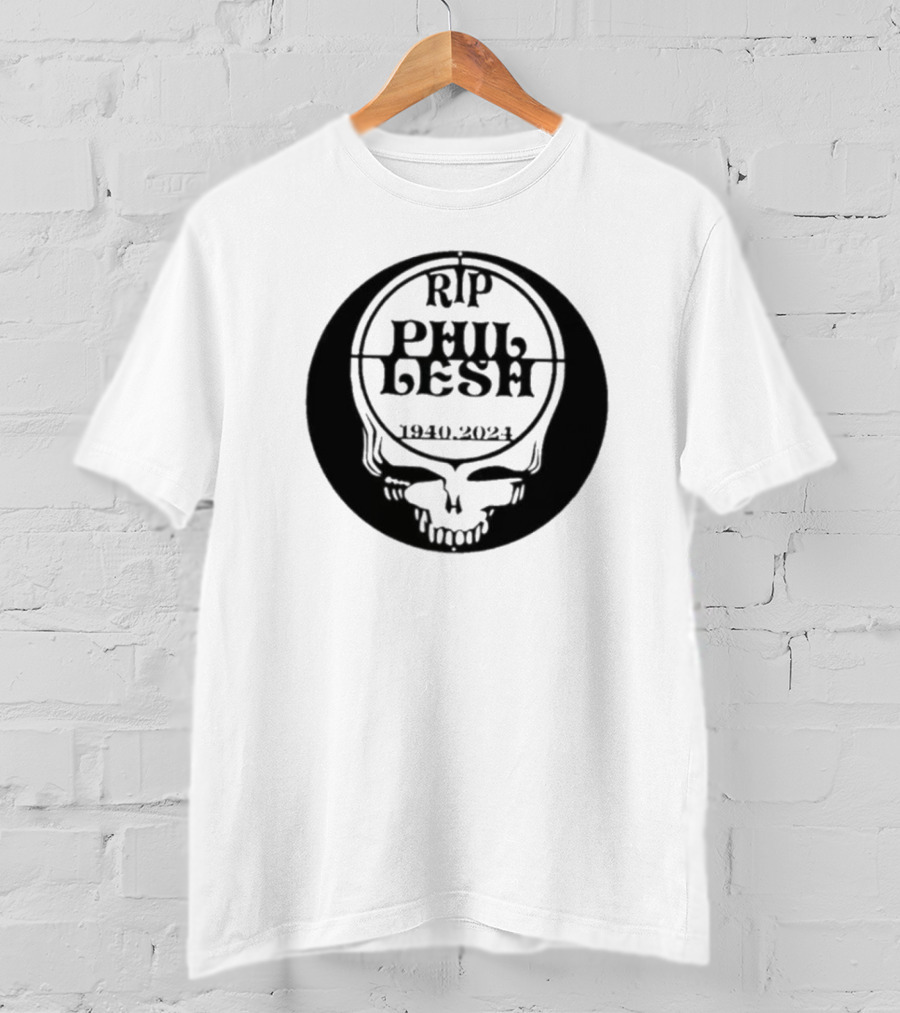 RIP Phil Lesh Grateful Dead Skull Logo 1940 T-Shirt