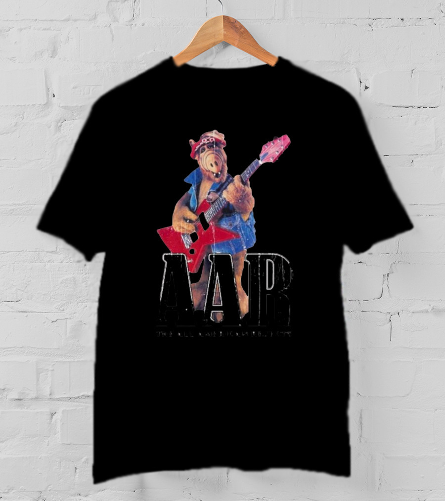 AAR The All American Rejects Alf Playing Guitar Vintage T-Shirt