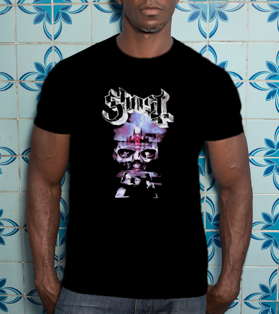 Ghost Lightning Skull Back Street Legacy T-Shirt
