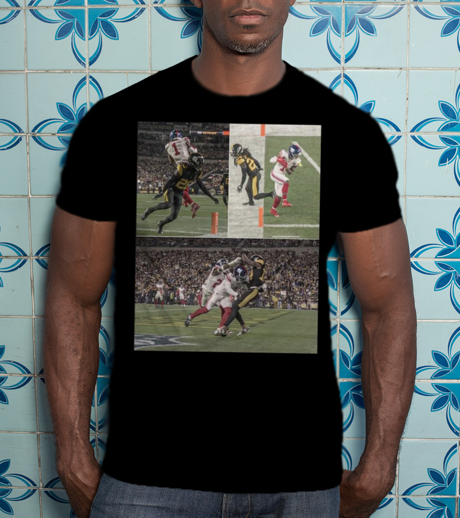 Malik Nabers George Pickens Both Close Scoring Touchdowns Football Moments T-Shirt