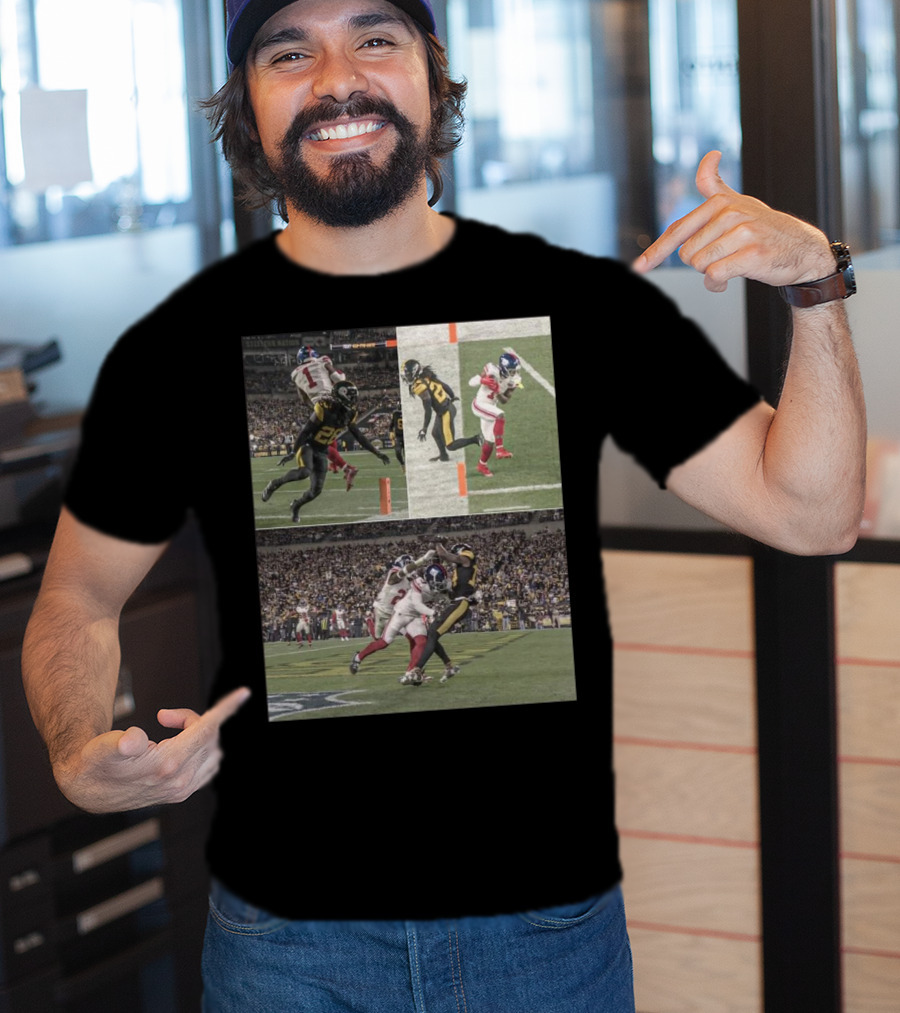 Malik Nabers George Pickens Both Close Scoring Touchdowns Football Moments T-Shirt