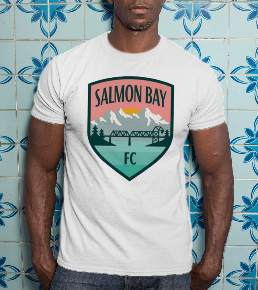 Ballard FC Salmon Bay FC Salmon Bay Mountain Bridge Vintage T-Shirt