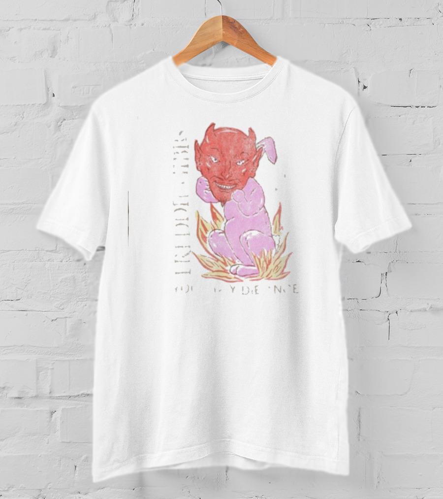 Freddie Gibbs You Only Die 1Nce Devil Roast Paint Red Devil In Flames T-Shirt
