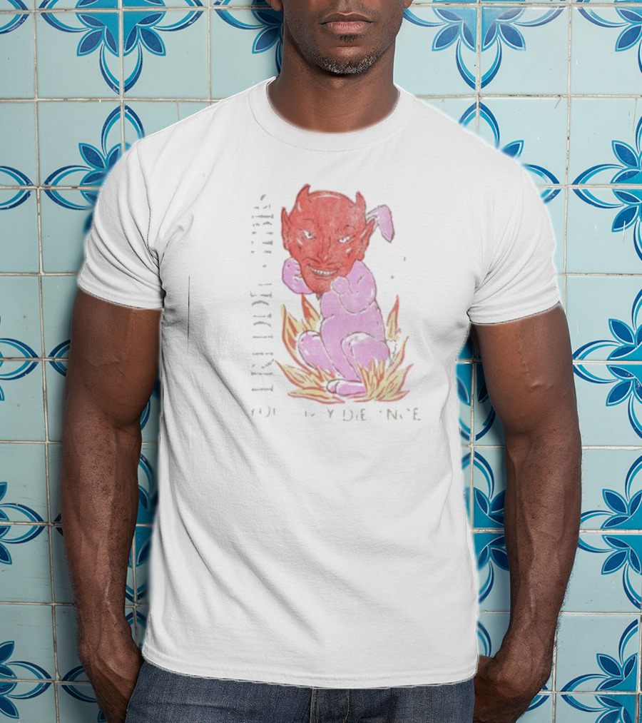Freddie Gibbs You Only Die 1Nce Devil Roast Paint Red Devil In Flames T-Shirt