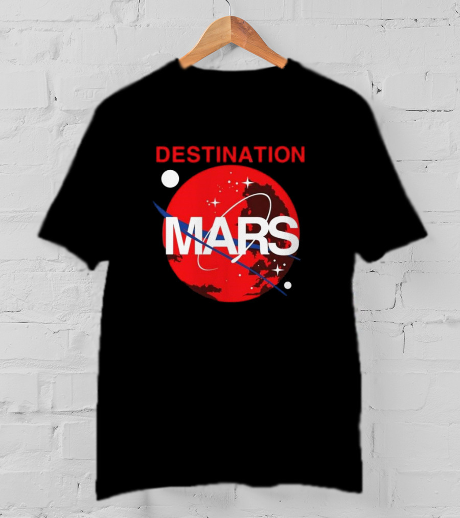 Buzz Aldrin Destination Mars NASA Space Exploration T-Shirt