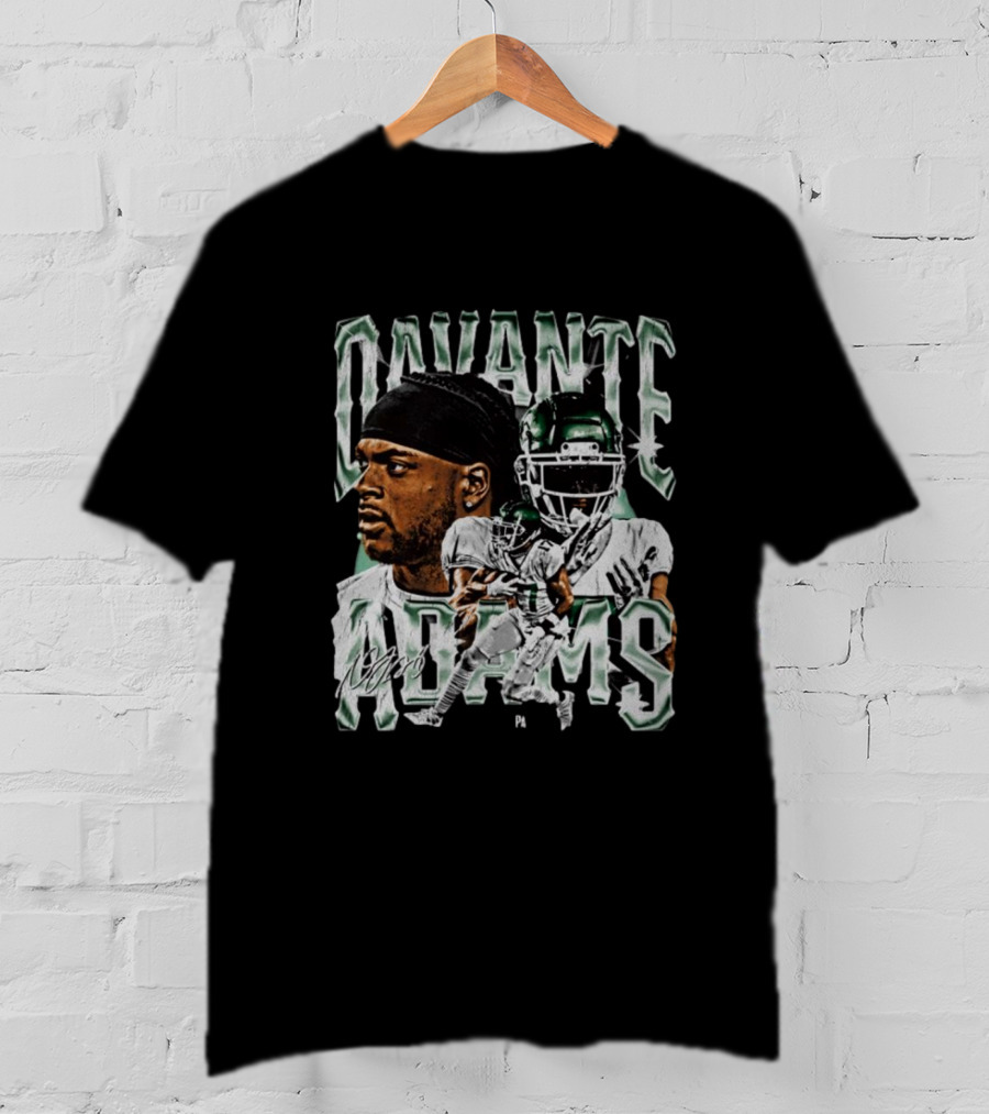 Davante Adams New York Jets Signature T-Shirt