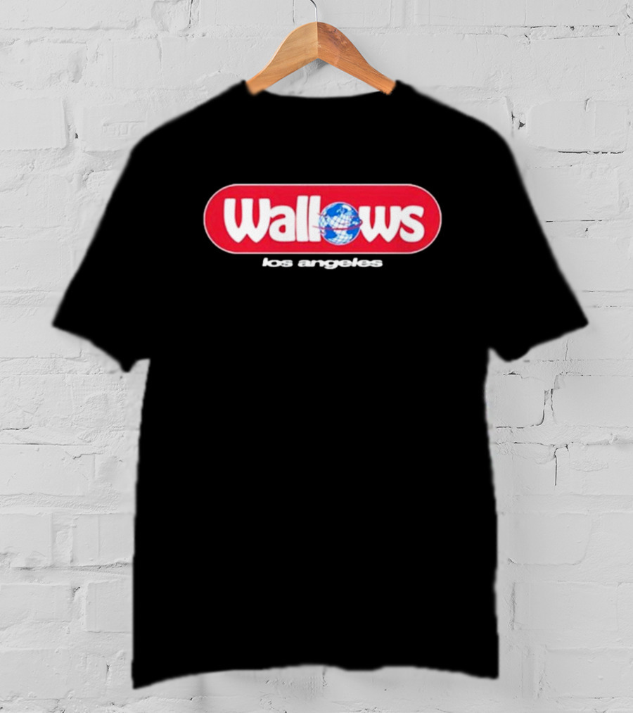 Wallows Globe Logo Los Angeles T-Shirt