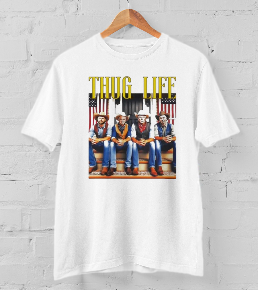 Thug Life Team Cowboys USA T-Shirt