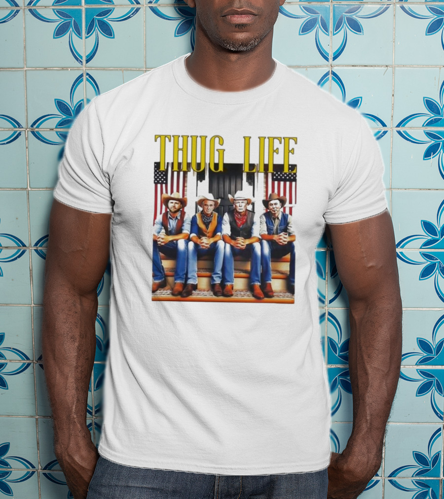 Thug Life Team Cowboys USA T-Shirt