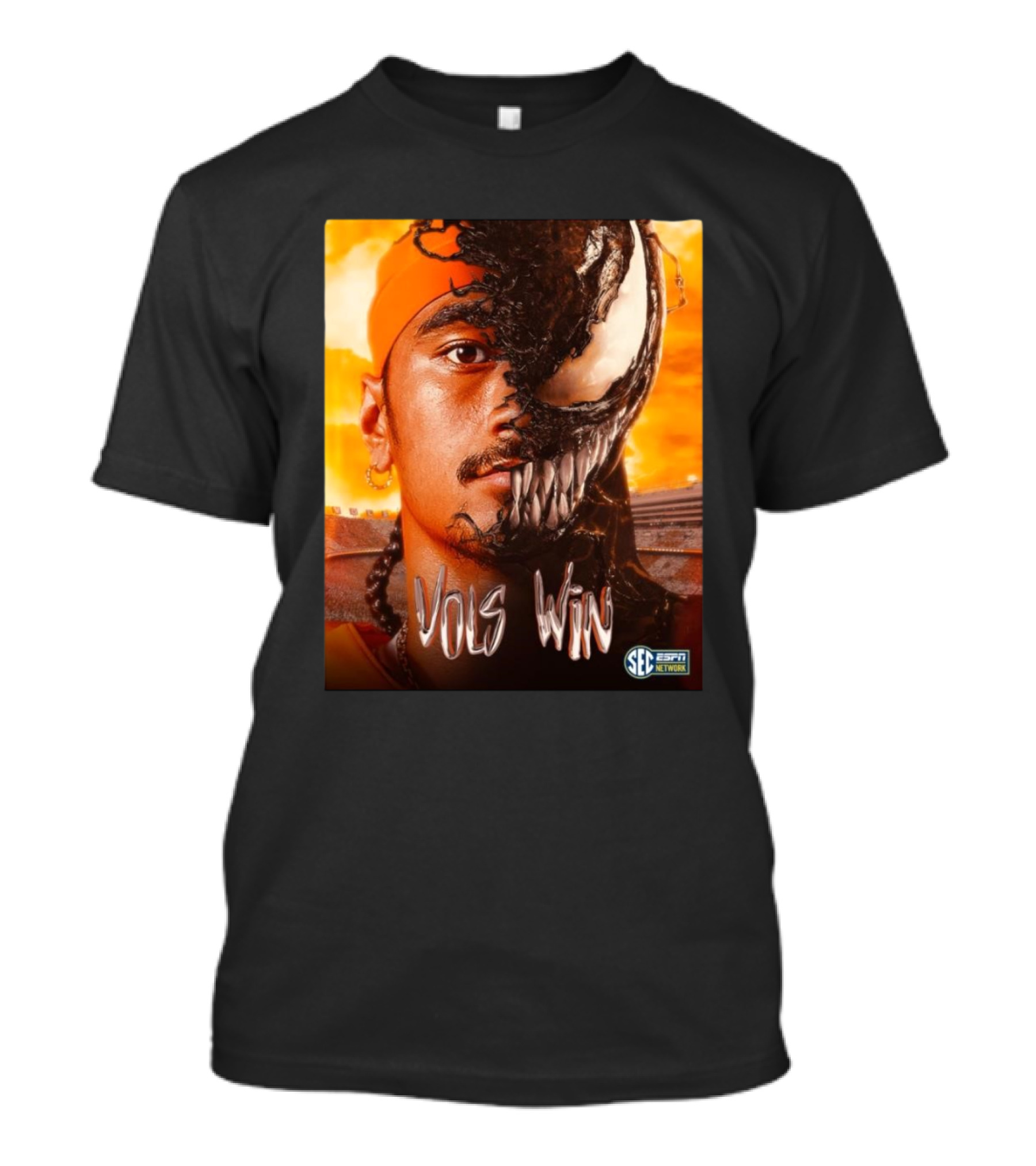 Tennessee Vols Win SEC Network Dark Mode Inspired By Venom T-Shirt