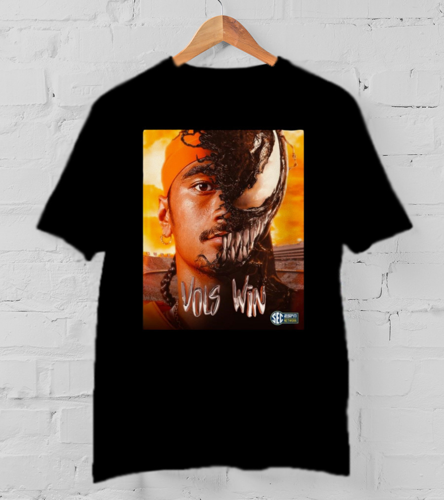 Tennessee Vols Win SEC Network Dark Mode Inspired By Venom T-Shirt