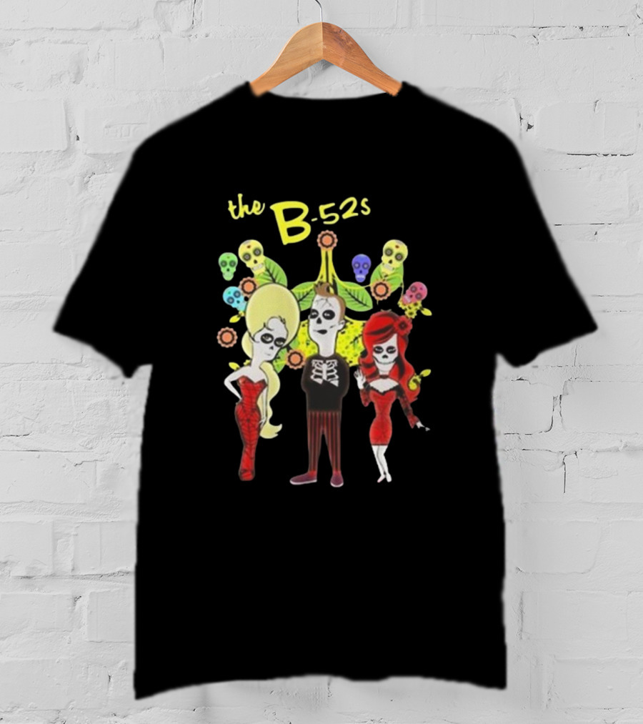 The B-52s Day Of The Dead Inspired Chicago Tour T-Shirt