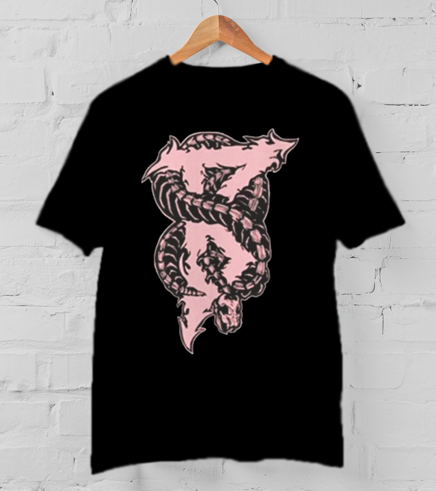 Beartooth Band Merch Metal Snake Pink T-Shirt