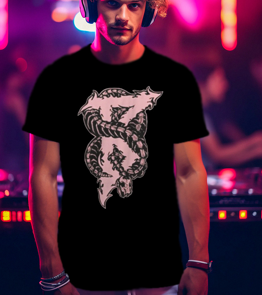 Beartooth Band Merch Metal Snake Pink T-Shirt