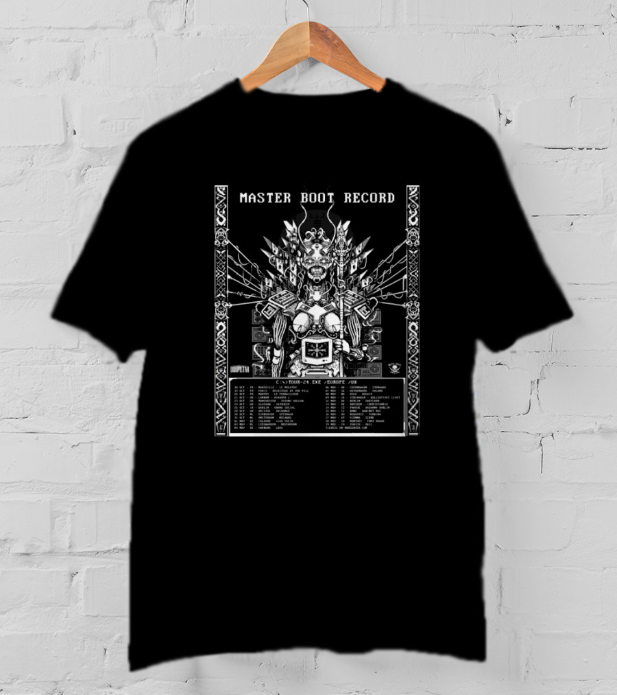 Master Boot Record C:\>Tour>24.exe Europe T-Shirt
