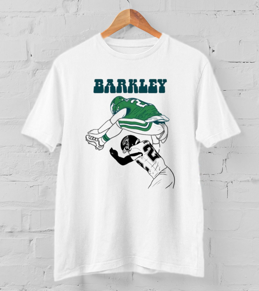 Barkley Leaps Over Jaguars Cornerback T-Shirt