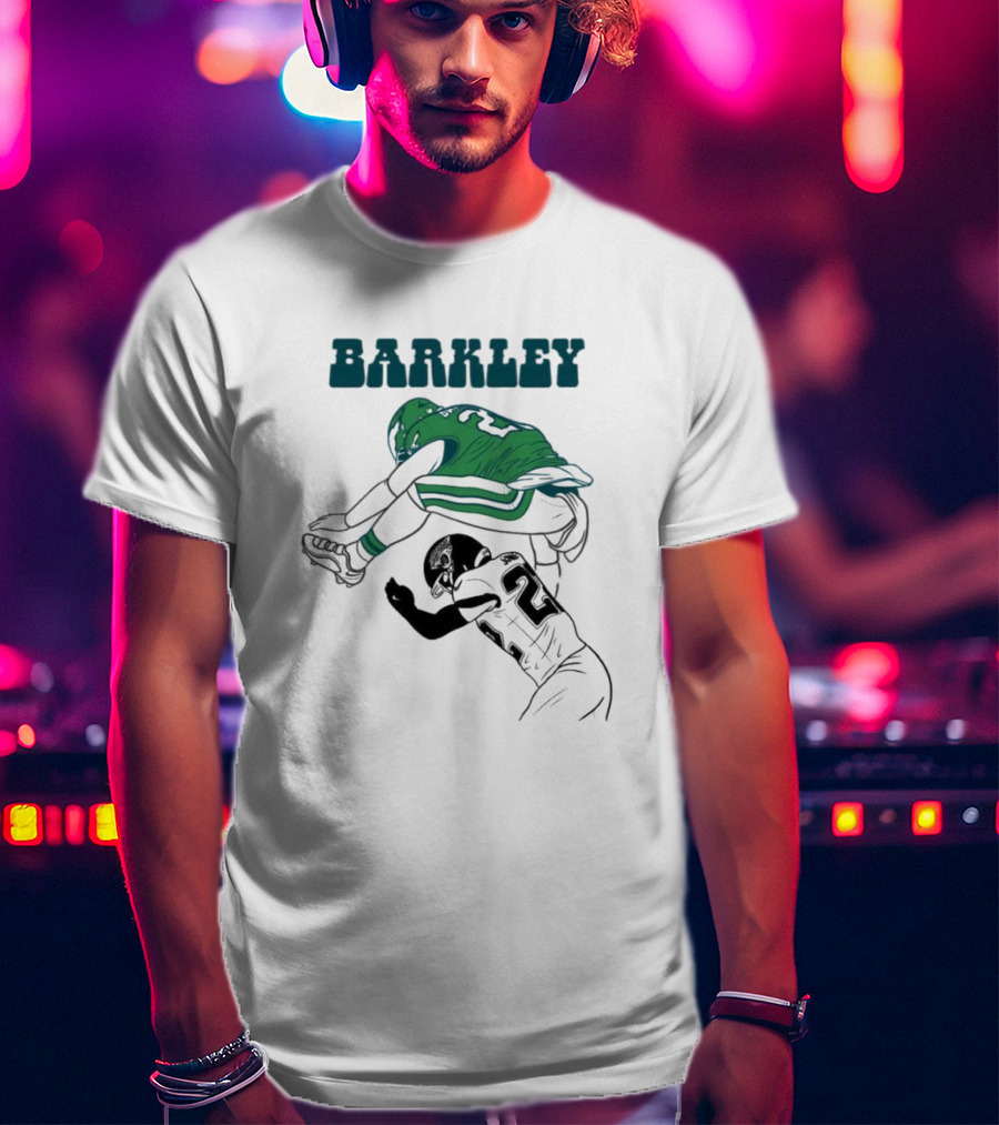 Barkley Leaps Over Jaguars Cornerback T-Shirt