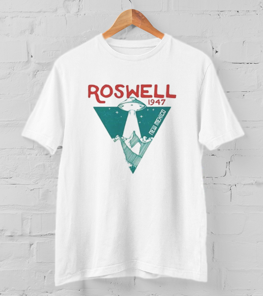 Roswell 1947 UFO New Mexico Triangle T-Shirt
