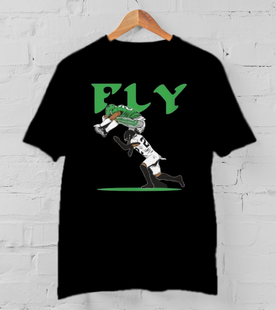 Saquon Barkley Fly No-Look Hurdle T-Shirt
