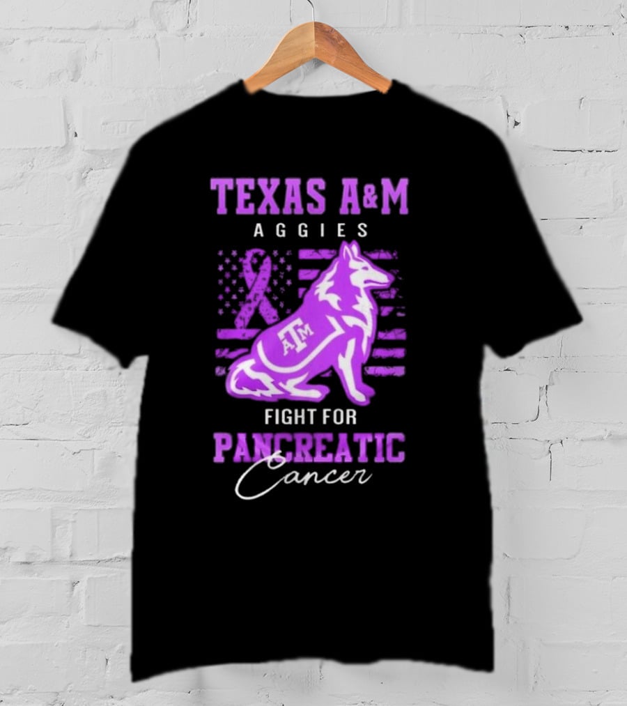Texas A&M Aggies Fight For Pancreatic Cancer T-Shirt