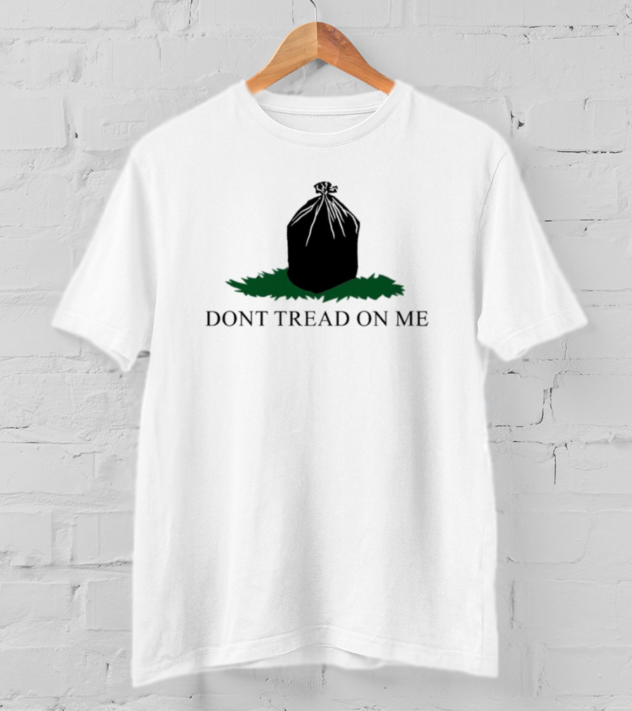 Garbage Bag Dont Tread On Me Iconic T-Shirt