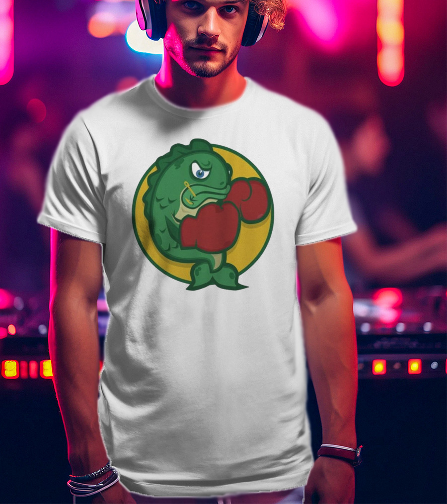 Hookline Sinkers Boxing Fish Icon T-Shirt
