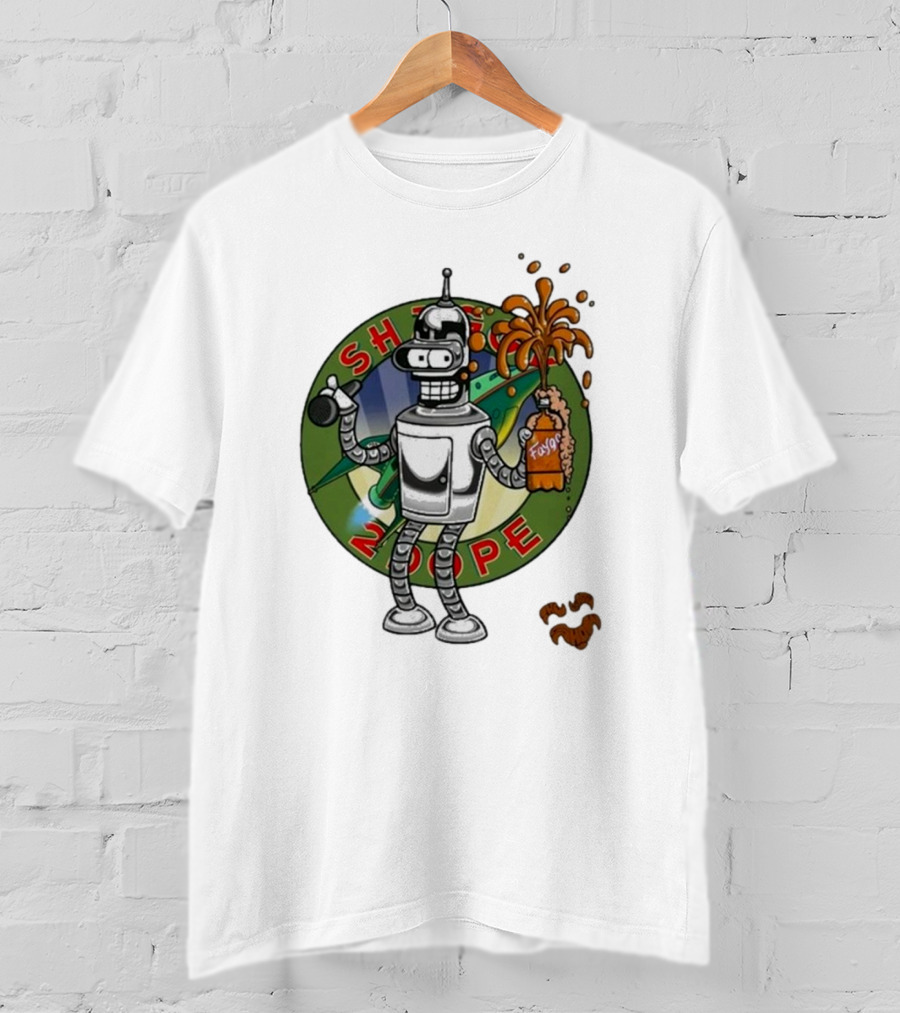 Shaggy Show Bender 2 Dope Futurama Fudge Robot T-Shirt
