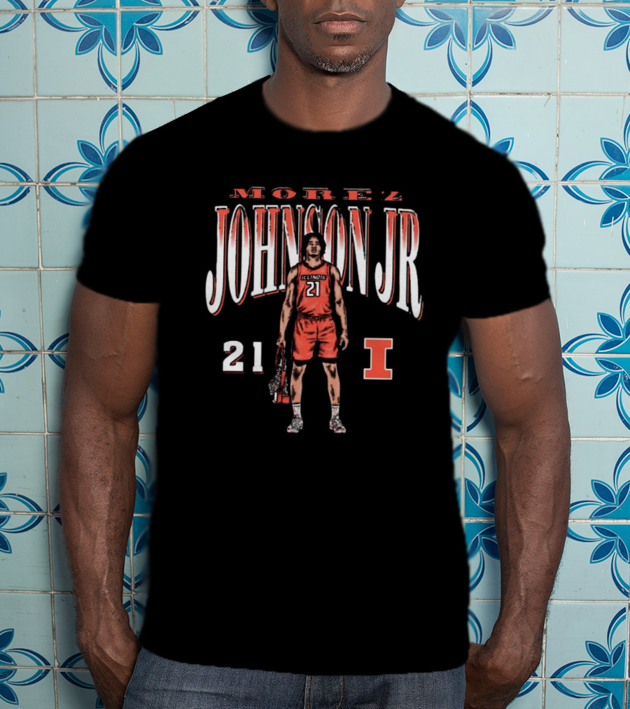 Morez Johnson Jr Illinois 21 Fighting Illini Basketball Classics T-Shirt