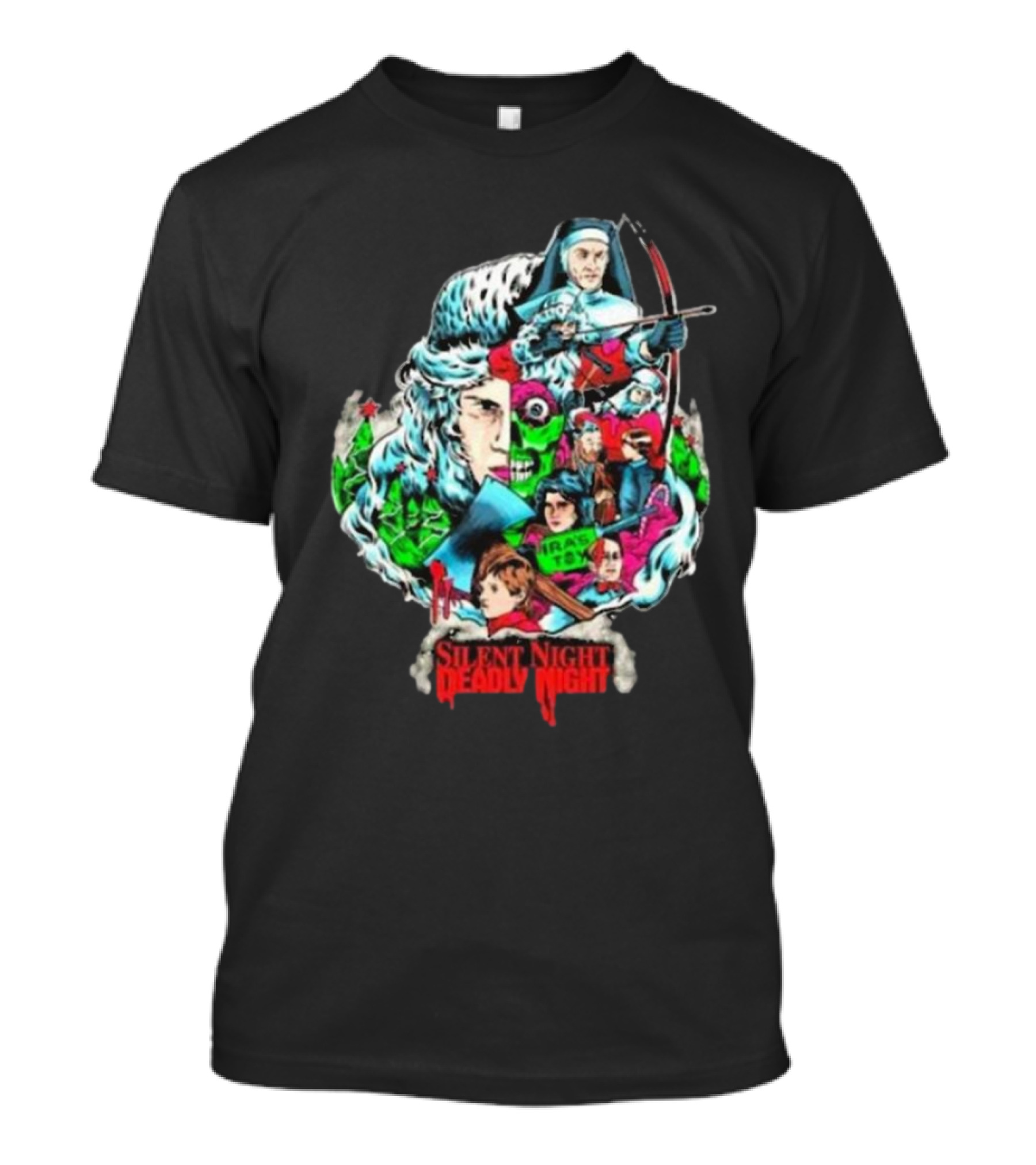 Terrorthreads Silent Night Deadly Night Unwrapping The Horror T-Shirt