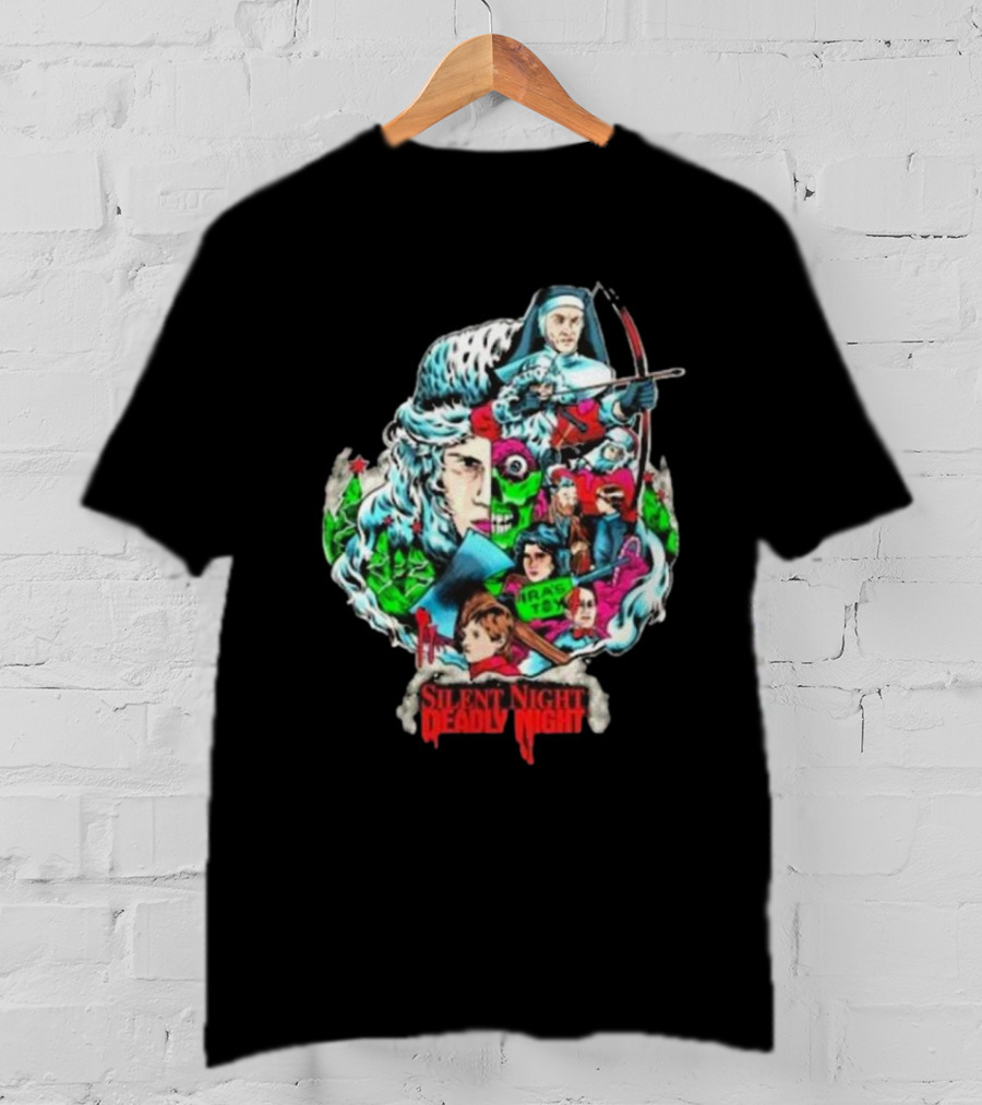 Terrorthreads Silent Night Deadly Night Unwrapping The Horror T-Shirt