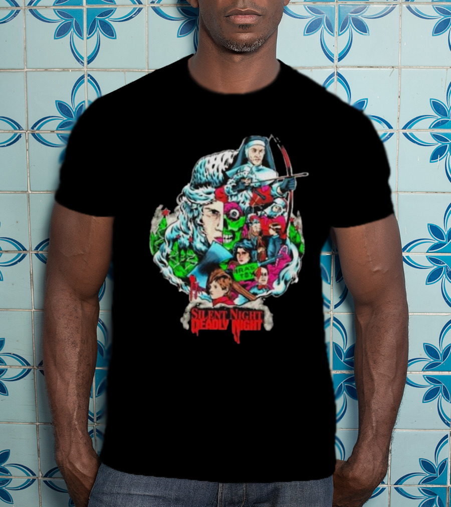 Terrorthreads Silent Night Deadly Night Unwrapping The Horror T-Shirt