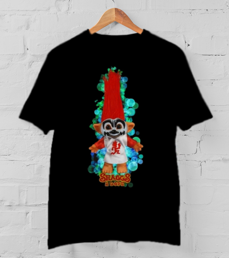 Shaggs 2 Dope Troll Doll With Red Hair And Insane Clown Posse Face Paint T-Shirt