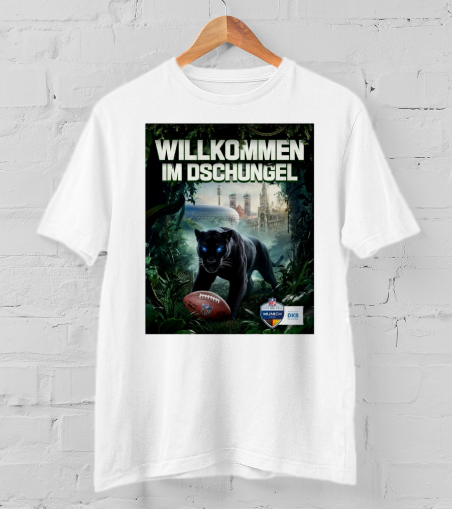 Willkommen Im Dschungel NFL München The Panthers Are Coming T-Shirt