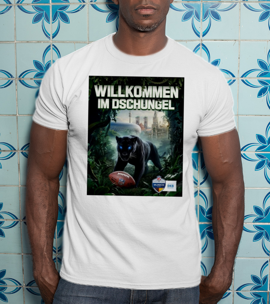 Willkommen Im Dschungel NFL München The Panthers Are Coming T-Shirt
