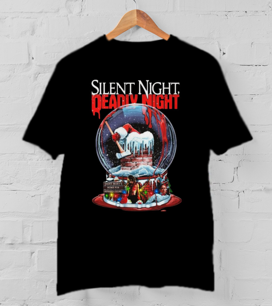 Silent Night Deadly Night Saint Mary's Home For Orphaned Children Frozen In Fear T-Shirt