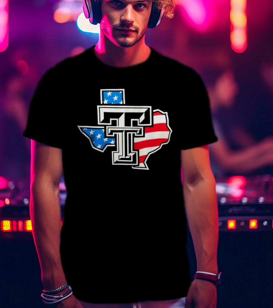 Texas Tech Red Raiders Texas America Celebrate Donation T-Shirt