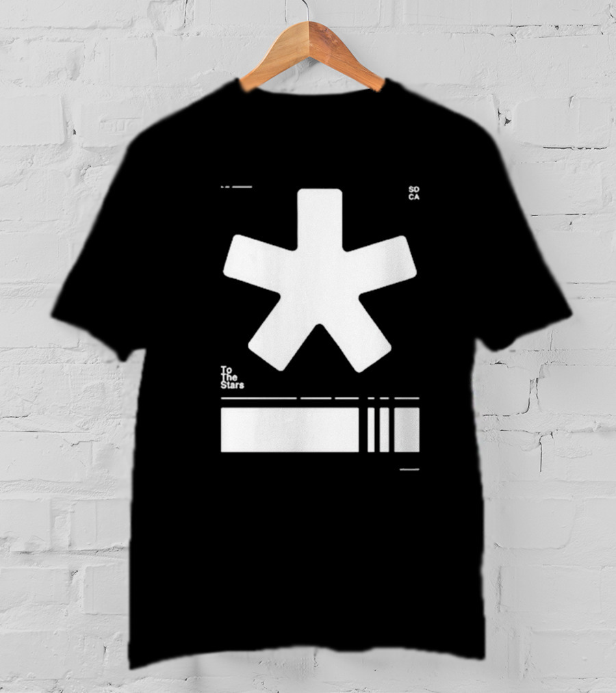 To The Stars Asterisk SOCA Barcode T-Shirt