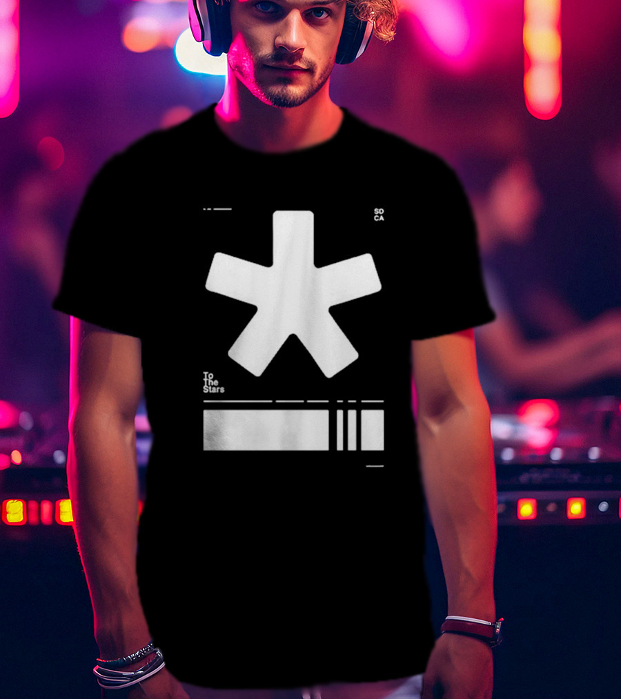 To The Stars Asterisk SOCA Barcode T-Shirt