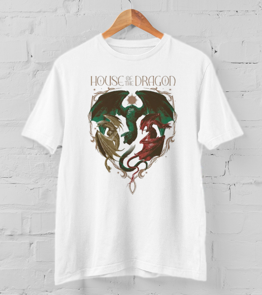 House Of The Dragon Syrax Caraxes Vhagar T-Shirt