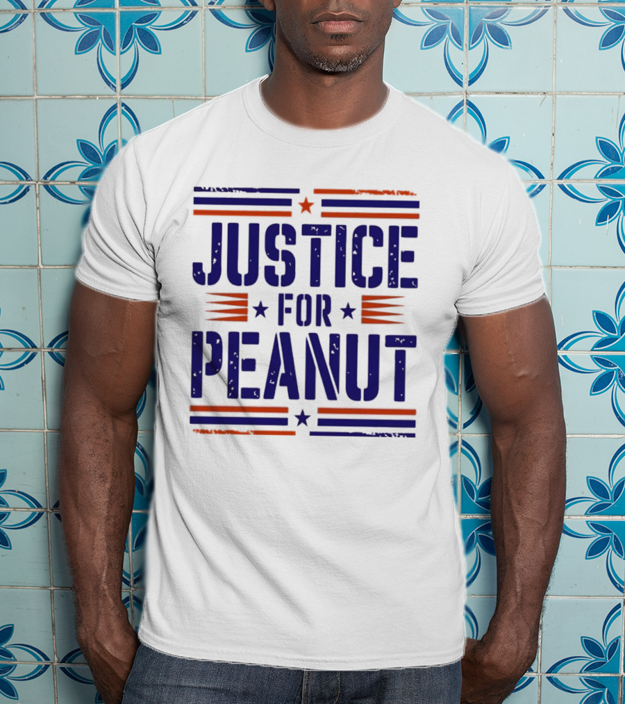 Justice For Peanut Vintage Squirrel Funny T-Shirt