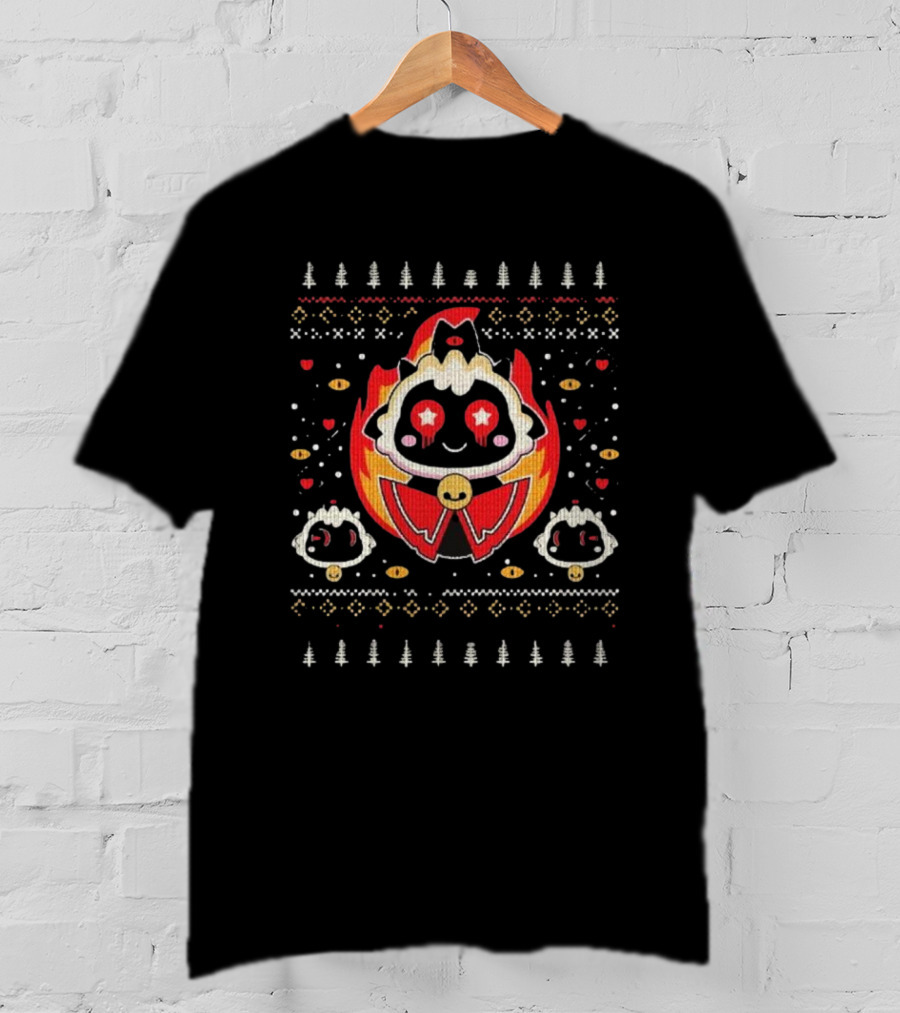 Cutest Cult Of The Lamb Ugly Christmas T-Shirt